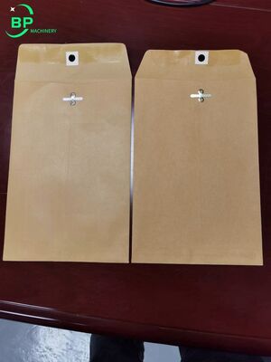 Máquina de envelope de Kraft Clasp bp001 com punção de buraco e inserção de fecho metálico para muitos diferentes tamanhos de papel kraft