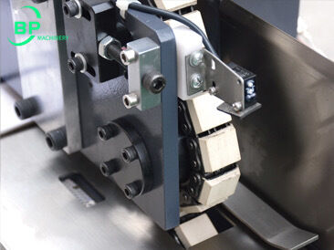 Notebook back spine wrapping machine BP-B500 used for paper back spine glue and taping up to 30mm