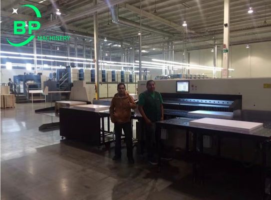 High Speed Hydraulic Computerized Paper Guillotine K Serial Machines Paper Cutter and Cutting QZYK130